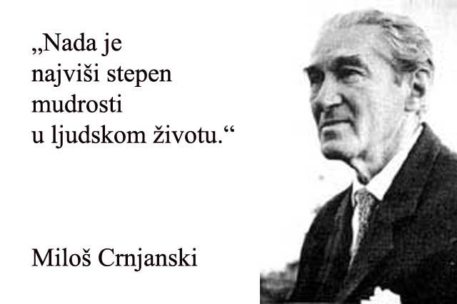 SAVET DANA Šta je po Milošu Crnjanskom najviši stepen