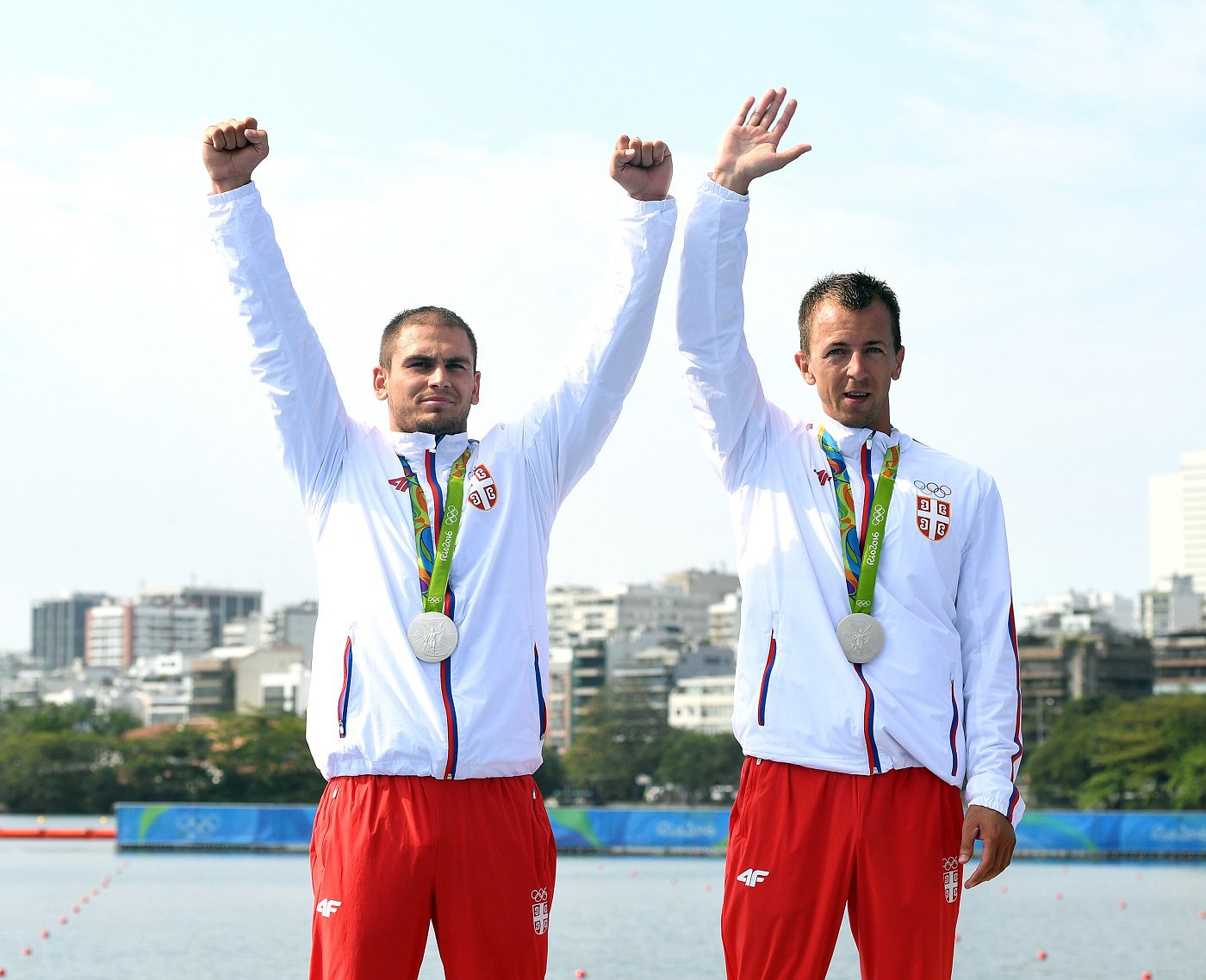 Foto OKS: Kajakaši Marko Tomićević i Milenko Zorić